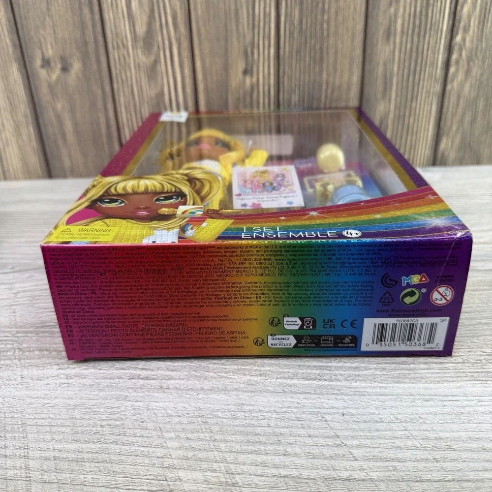 Rainbow High Junior High Sunny Madison Pajama Party Doll NIB MGA New Sealed